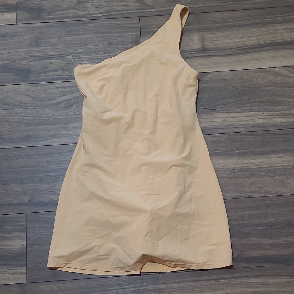 Abercrombie traveler one shoulder dress size small regular